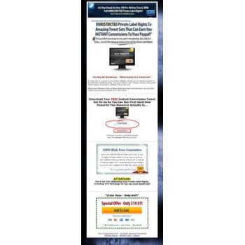 PLR Tweets Comes with UNRESTRICTED Private Label Rights